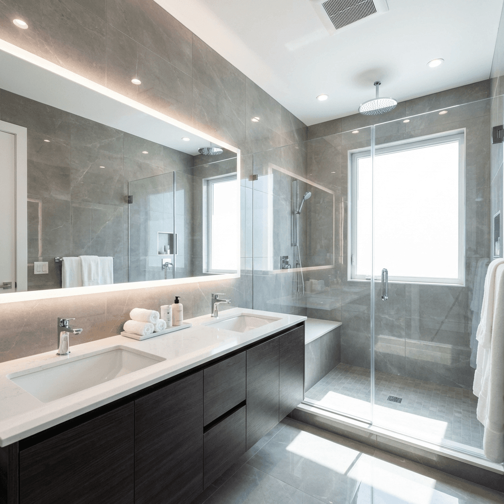 Double Vanity Master Bath